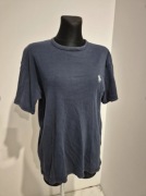 Granatowy t-shirt męski ala Ralph Po*lo