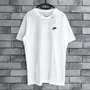 Koszulka t-shirt Nike air haft Logo tee biała white Tech drill swoosh club