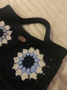 Torebka zrobiona na szydełku