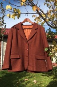 Marynarka/wełna/pure wool/ brązowa/brown w pepitkę