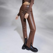 sinsay 9729A-88X spodnie XS brązowe