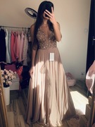 Sukienka tiulowa cekinowa asos