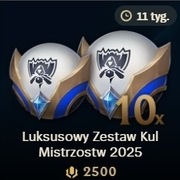 10 ORBS / 10 KUL (2500RP) do League of Legends (LoL, gift, prezent)
