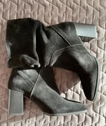 Botki zamszowe Medicine czarne 