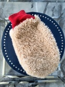 FLEXIPADS Profesjonalna Rękawica z futra merynosa do mycia samochodu