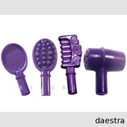 LEGO 93080 LUSTERKO SZCZOTKA GRZEBIEŃ SUSZARKA fioletowy / Dark Purple
