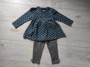 Nowy komplet dziewczęcy bluzka i legginsy r 74