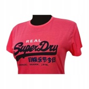 *DAMSKI T-SHIRT KOSZULKA Z NAPISEM SUPERDRY JAPOŃSKA ROZMIAR L/XL
