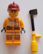 Lego City minifigurka Firefighter 