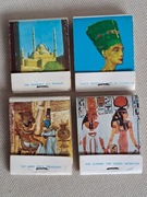 Zapałki kolekcjonerskie Egipt komplet 4 szt.  .