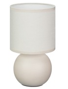 Ceramiczna nocna lampka kremowa mała  opis