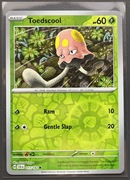 Karta pokemon Stellar Crown Reverse Holo 017/142 Toedscool