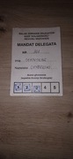 SOLIDARNOŚĆ MANDAT DELEGATA 