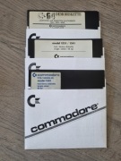 Zestaw 3 szt. dyskietek demo Commodore 1541 demodisk 5,25"
