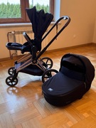 Wózek cybex Priam 4.0 2W1 kolor czarny (deep black) Rama Rose gold. 