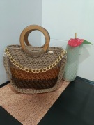 Torebka zrobiona na szydełku Handmade