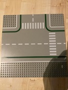 LEGO City Płyta drogowa 32x32 Płyta szara zielona linia