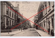 OSTRÓW WLKP. Ostrowo Bahnhofstrasse poczta bahnpost 1908