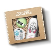 Nowy zestaw kosmetyków Laq żel szampon pianka kula pies Ci mordę lizał