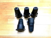 Gniazdo gumowe hermetyczne z klapką na kabel, 16A, 2P+Z. IP44