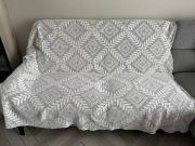 Narzuta Boho na łóżko rękodzieło szydełko 210x250