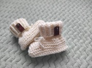 Buciki niechodki handmade r 10-11 cm Nowe