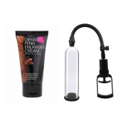 ZESTAW POWER DLA MĘŻCZYZN – Pompka Erekcyjna + KREM POWIĘKSZAJACY