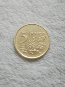 Moneta 5 Groszy 1991 rok