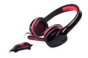 Słuchawki NATEC GENESIS H22 Czarno-czerwone (NOWE)