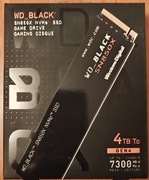 Dysk SSD Sandisk 4TB M.2 PCIe Gen4 NVMe WD Black SN850X
