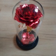 Piękna świecąca róża LED 