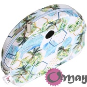 Popielaty organizer do Obag MOON LIGHT palmy morze 2 kieszenie ML OMAY