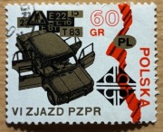 1982 II, * kasowany, VI Zjazd PZPR
