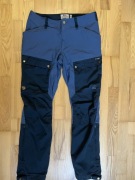 SPODNIE FJALLRAVEN KEB TROUSERS CURVED WOMEN 44, niebieski strecz,84-88pas