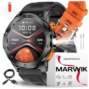 SMARTWATCH MĘSKI ZEGAREK Z FUNKCJĄ ROZMOWY POGODA SPORT GPS 550mAh SP02 V21