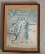 Stara grafika. Litografia, lata XX, ubiegły wiek