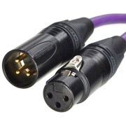 Kable xlr 6m wtyki neutrik pozłacane