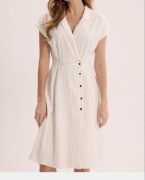 sukienka Makalu na zakładkę kopertowa 42 XL