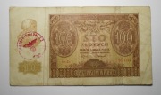 stary banknot 100 zł 1940 rzadki