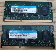 Pamięć RAM SODIMM DDR3 L 1866 2GB (2x1GB) CL13 1.35V