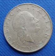 Moneta Włochy 200 lirów 1993 100-lecie Banku Włoch