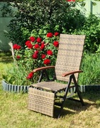 Fotel rozkladany technorattan.nowy w oryginalnym opakowaniu