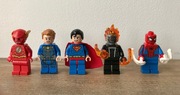 Lego Super Heroes sh473 Flash, Superman, Ghost Rider, Spiderman + 1