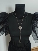 Elegancki naszyjnik z różą-nowy 