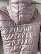 Kurtka wiosenna przejściowa błyszcząca połyskująca z kapturem 152