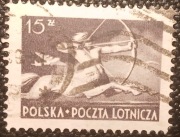 Polska Fi 444 Centaur-Wyd.Lotnicze / kasowany