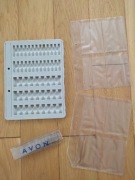 etui/ organizer na próbki zapachów perfum wód szminek kremów Avon próbnik 