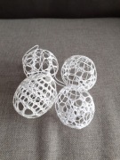 BOMBKI SZYDEŁKOWE RĘCZNIE ROBIONE 4 szt (13) 