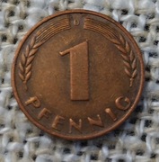 Niemcy RFN 1 pfennig 1950 D