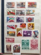 Kolekcja radzieckich znaczków pocztowych z lat 69/70